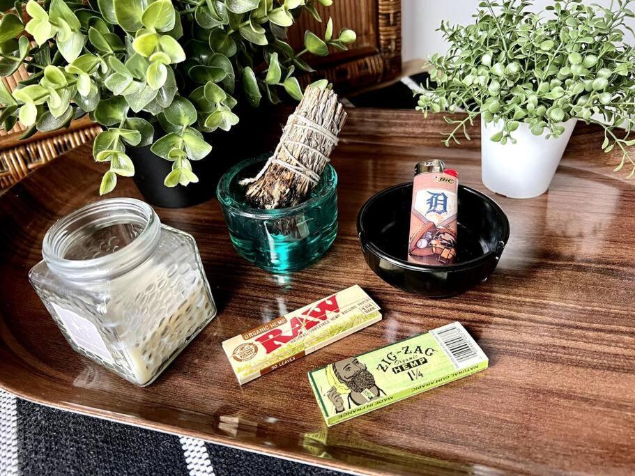 דטרויט 420 Friendly Boho Loft Downtown King Suite Free Parking מראה חיצוני תמונה